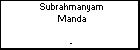 Subrahmanyam Manda