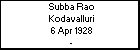 Subba Rao Kodavalluri