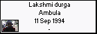 Lakshmi durga Ambula