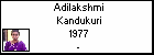 Adilakshmi Kandukuri