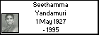 Seethamma Yandamuri