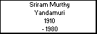 Sriram Murthy Yandamuri